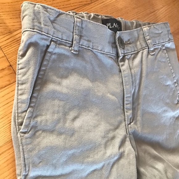 Boys size 8 gray shorts pants lot dress medium old navy Childrens place slim - Picture 4 of 7
